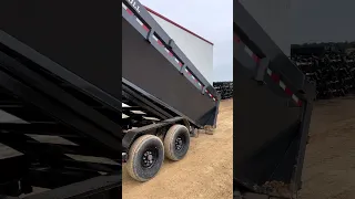 The IronBull Roll Off Dump has a removable dump that is easy enough to operate by a single person