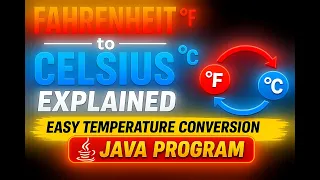 Fahrenheit to Celsius Explained Formula Java Program Easy Temperature Conversion