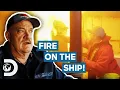 FIRE Breaks Out On The Wizard Out At Sea Deadliest Catch