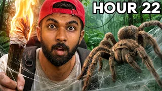 මම කැලයක පැය 24ක් තනියම හිටි​යා | I Survived 24 Hours Alone in the Wild