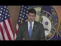 House Speaker Paul Ryan Announces Plan To Retire