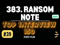 Leetcode 383 Ransom Note Easy Java Solution