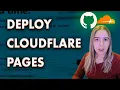 Deploy to Cloudflare pages from Github actions