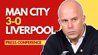 مانشستر سيتي ٣ ٠ ليفربول المؤتمر الصحفي لأرني سلوت 