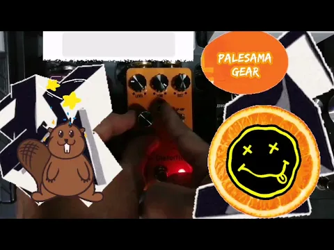 Drunk Beaver Distortion pedal demo vide oby Palesama Gear and Music - YouTube thumbnail