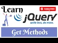 jQuery Lecture - 14 Get Methods Tutorial in Hindi Urdu