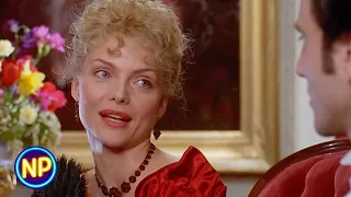 Meeting Michelle Pfeiffer at an Opulent Dinner The Age of Innocence Now Playing