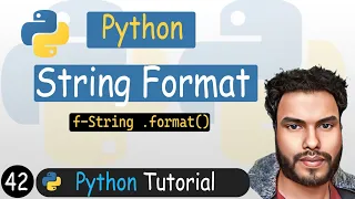 42 - String Format in Python F-String format method String Interpolation Python Tutorial