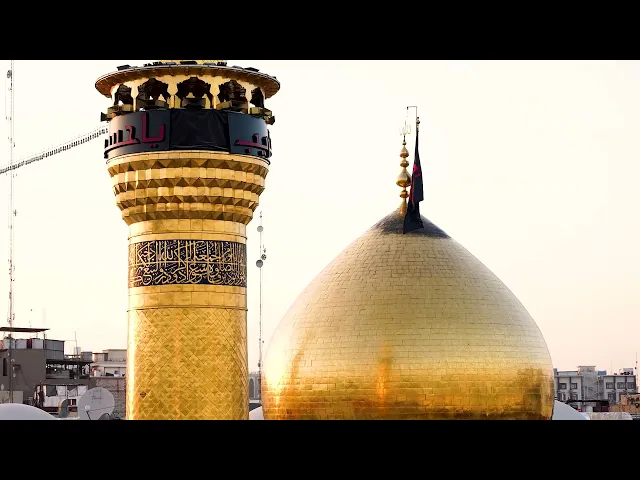 ⁣فيديوهات خام لقبة ومنارة الامام الحسين عليه السلام (4) بدون حقوق و بدقة 4k 60p