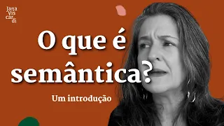 O QUE É SEMÂNTICA? | O QUE É? | JANA VISCARDI