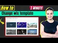How to change wix template 2025 Switching Your Site Template