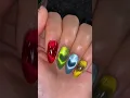 Download Lagu 💕 🌈 So Easy! Rainbow Dynamic Heart Cat Eye Nails 😻