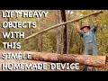 How to Lift Heavy Objects Without a Block and Tackle