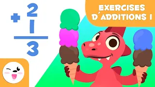 Exercices D Additions Pour Enfants Apprends à Additionner Avec Dino Mathématiques Pour Enfants 