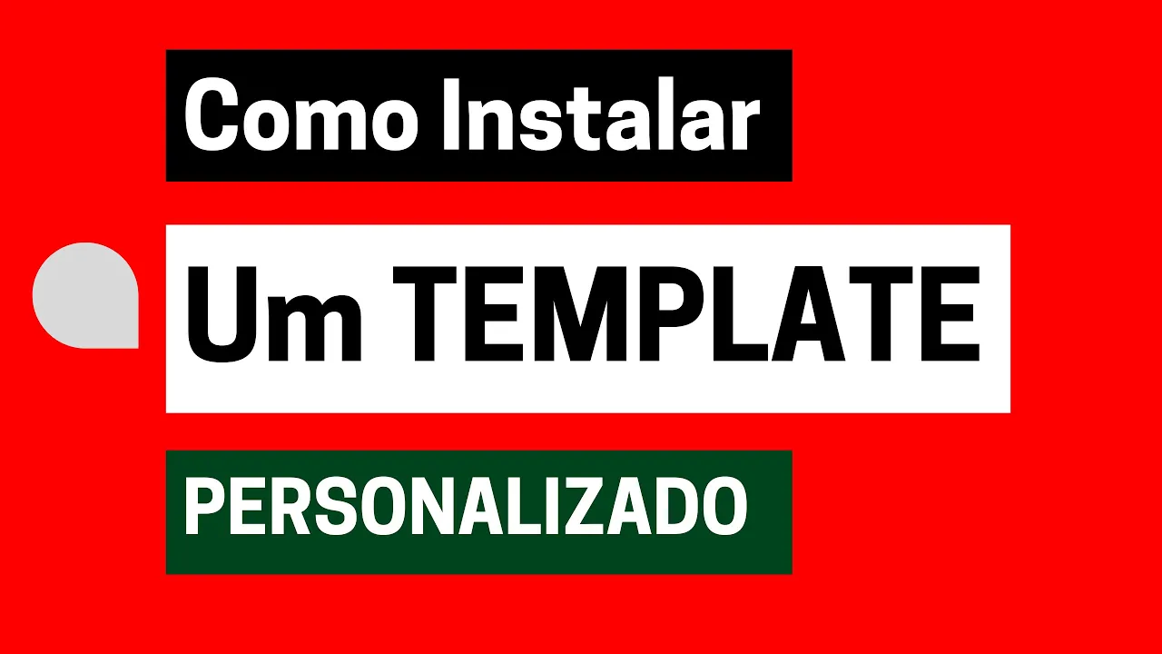 Trocar Template Nativo por um PERSONALIZADO