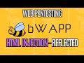 bWAPP HTML Injection - Reflected Current URL