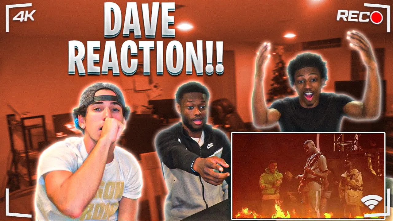 AMERICANS REACT TO DAVE - IN THE FIRE (FT. GIGGS, GHETTS, MEEKZ & FREDO)