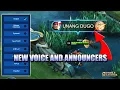 Download Lagu I TRIED MY BEST HERE 😂 NEW VOICE AND IN-GAME ANNOUNCERS IN MLBB