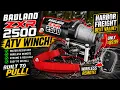 Badlands ZXR 2500 ATV Winch Review Harbor Freight