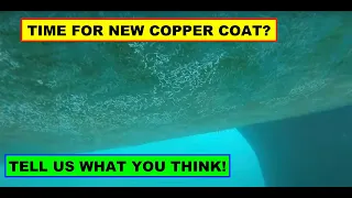Time for new Coppercoat? 9 SAILING SEASONS Time to haul out and redo the coating? What do you think?