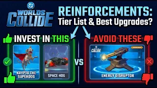 DC Worlds Collide - GUIDE WHICH REINFORCEMENTS SHOULD YOU BE INVESTING IN