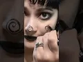 swirly clown makeup