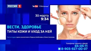«Вести  Здоровье», типы кожи и уход за ней