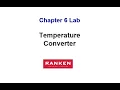 JavaScript Chapter 6 Lab - Temperature Converter