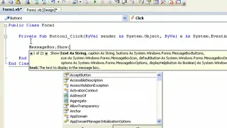 VB NET Tutorial 2 Hello World Visual Basic 2008 2010 YouTube