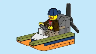 LEGO 952508 Instructions | City | Air boat | Magazine Gift | LEGO City 80/2025