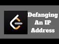 LeetCode Easy Defanging An IP Address