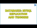 Databases MySQL Replication and Triggers