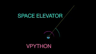 VPython Physics Animating a Space Elevator