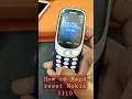 How to Hard reset Nokia 3310