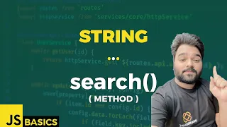 Mastering JavaScript String Search Methods Web Technology JavaScript Roadmap 2024 Hindi