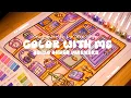 Color with me ASMR Cozy Friends by Coco Wyo Using Ohuhu markers