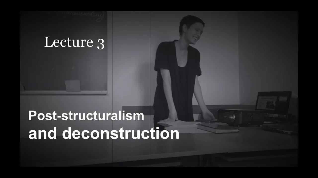 Post structuralism and deconstruction. Literary theory