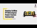Stanley FatMax PP1DCS Digital Power Station Instruction Guide