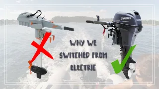 Why We Switched From Electric: Goodbye Torqueedo- Hello New Outboard! | Ch4 E18 | The Wayward Life