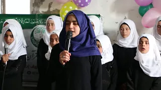 نور على مر الزمان تألقا  أنشودة جماعية من أداء طالبات معاهد أسامة بن زيد فرع حماة وريف ادلب الجنوبي دندنها