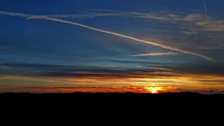 Sunset time-lapse February 21st 2024