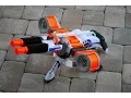 REVIEW Nerf Elite Rhino-Fire Unboxing Review Firing Test
