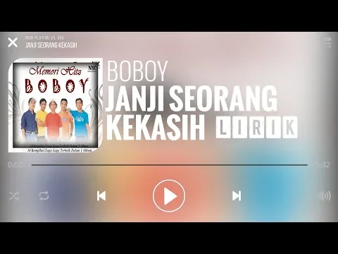 Download MP3 Boboy - Janji Seorang Kekasih [Lirik]