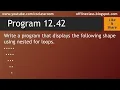 Program 12 42 Nested Loop Lec 24 Part 2 CH 12 ICS Part 2 M Hassan Hashmi