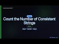 LeetCode 1684 Count the Number of Consistent Strings The String Trick C