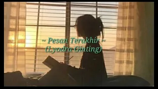 Download Lyodra Ginting - Pesan Terakhir || Lirik MP3