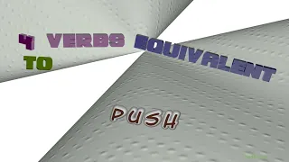 push - 4 verbs with the meaning of push sentence examples