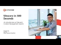 Sitecore Content Management System CMS in 300 seconds