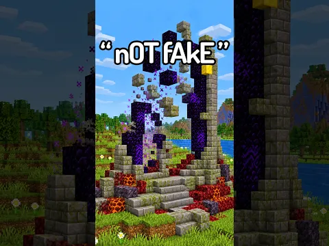 FAKE Minecraft Speedrunner Transforms Portal?