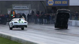 WILD Wheels Up DRAG RACES In HD 
